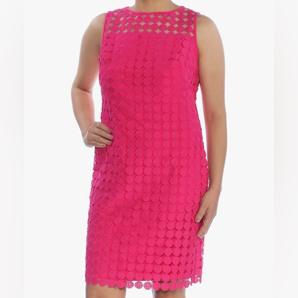 Lauren Ralph Lauren Geometric Lace Dress